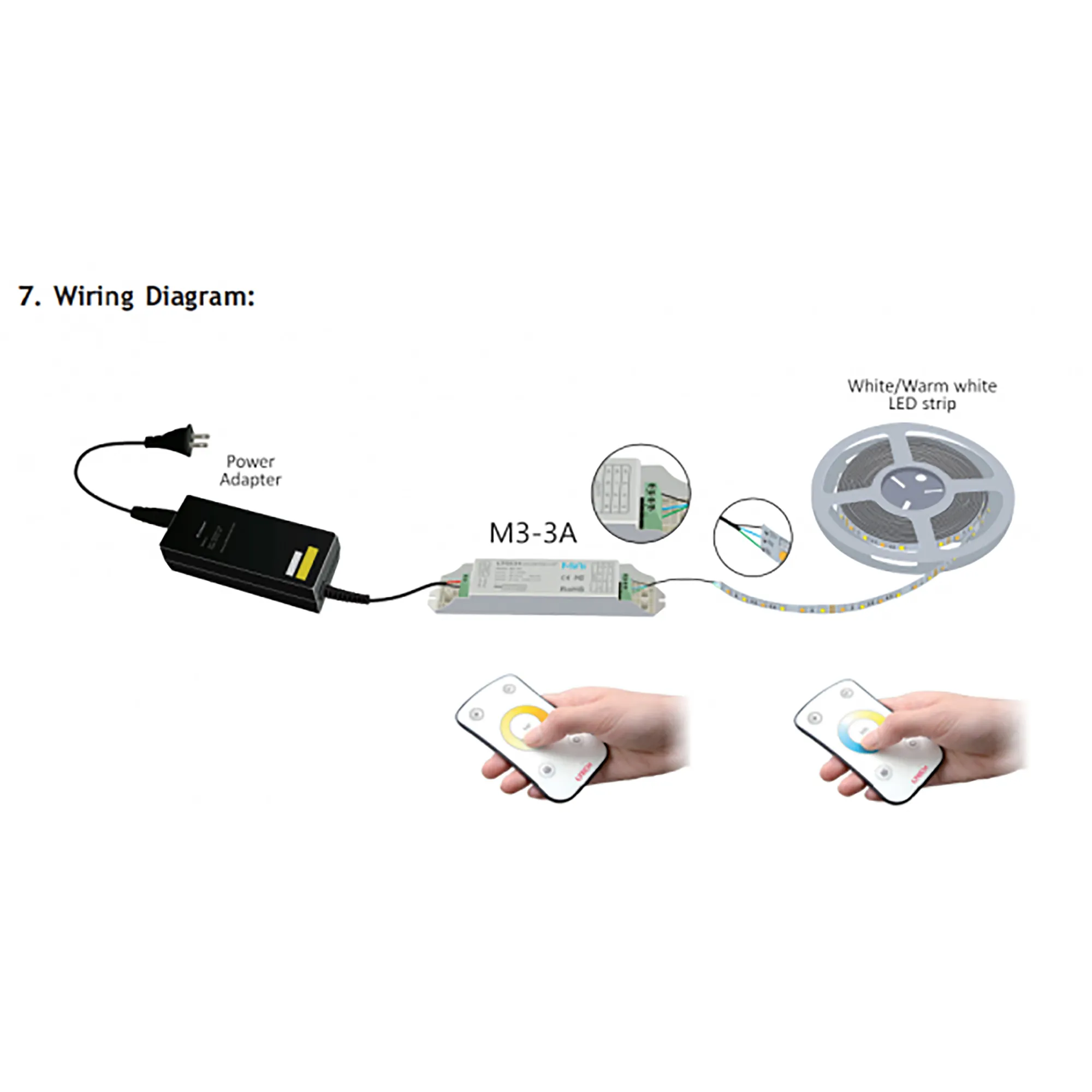 CT Remote Control 433MHz RF CR2032 M5  LTECH Remote Control